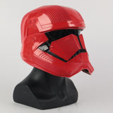 New Star Wars 9 The Rise of Skywalker Sith Trooper Red mask Cosplay Halloween latex  Helmets Prop - bfjcosplayer