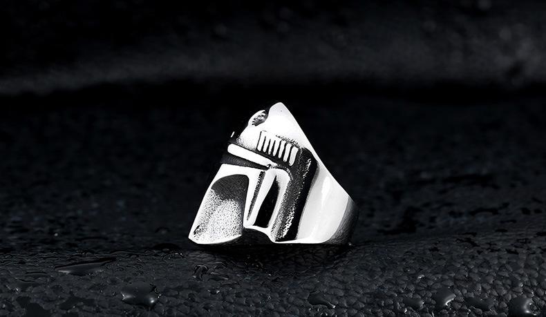 Star Wars Ring The Mandalorian cosplay men's personality fashion ring cosplay props - bfjcosplayer