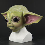 Star Wars The Mandalorian Baby Yoda Halloween Mask Cocplsy Helmet - bfjcosplayer