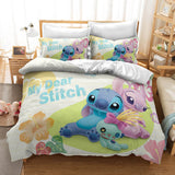 Stitch Cosplay Bedding Duvet Cover Halloween Sheets Bed Set