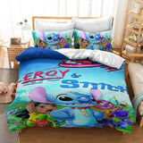 Stitch Cosplay Bedding Duvet Cover Halloween Sheets Bed Set