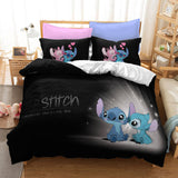 Stitch Cosplay Bedding Duvet Cover Halloween Sheets Bed Set