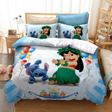 Stitch Cosplay Bedding Duvet Cover Halloween Sheets Bed Set