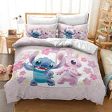Stitch Cosplay Bedding Duvet Cover Halloween Sheets Bed Set