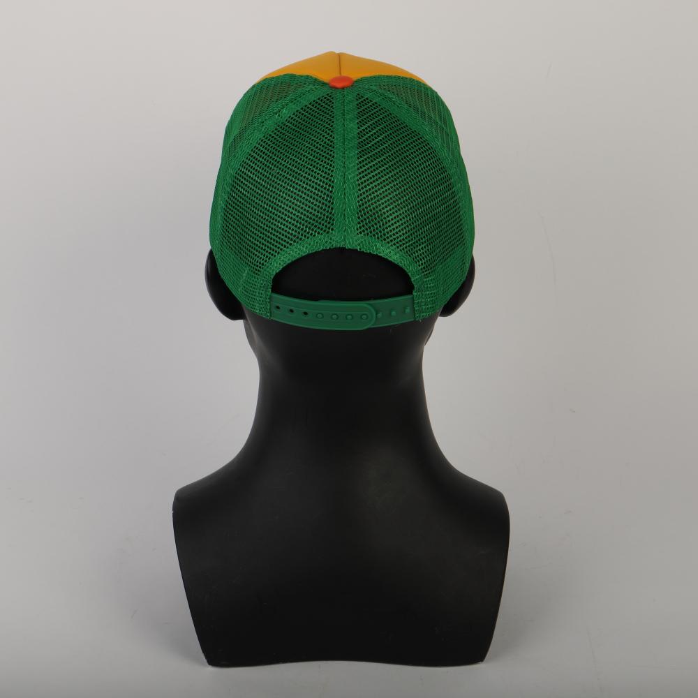 2019 Strange Things Dustin Hat Retro Mesh Trucker Cap Yellow Green 85 Know Where Adjustable Cap Gifts Halloween - bfjcosplayer