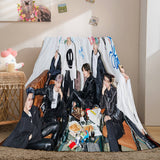 Stray Kids Cosplay Flannel Blanket Room Decoration Throw