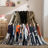 Stray Kids Cosplay Flannel Blanket Room Decoration Throw