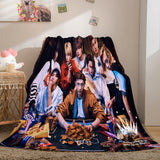 Stray Kids Cosplay Flannel Blanket Room Decoration Throw