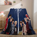 Stray Kids Cosplay Flannel Blanket Room Decoration Throw