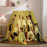 Stray Kids Cosplay Flannel Blanket Room Decoration Throw