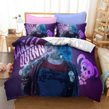 Suicide Squad Harley Quinn Cosplay Bedding Duvet Cover Halloween Sheets Bed Set