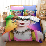 Suicide Squad Harley Quinn Cosplay Bedding Duvet Cover Halloween Sheets Bed Set