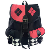 Suicide Squad Harley Quinn Cosplay Canvas Backpack Halloween School Bags