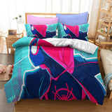 Superhero SpiderMan Peter Parker Cosplay Bedding Set Duvet Cover Halloween Bed Sheets