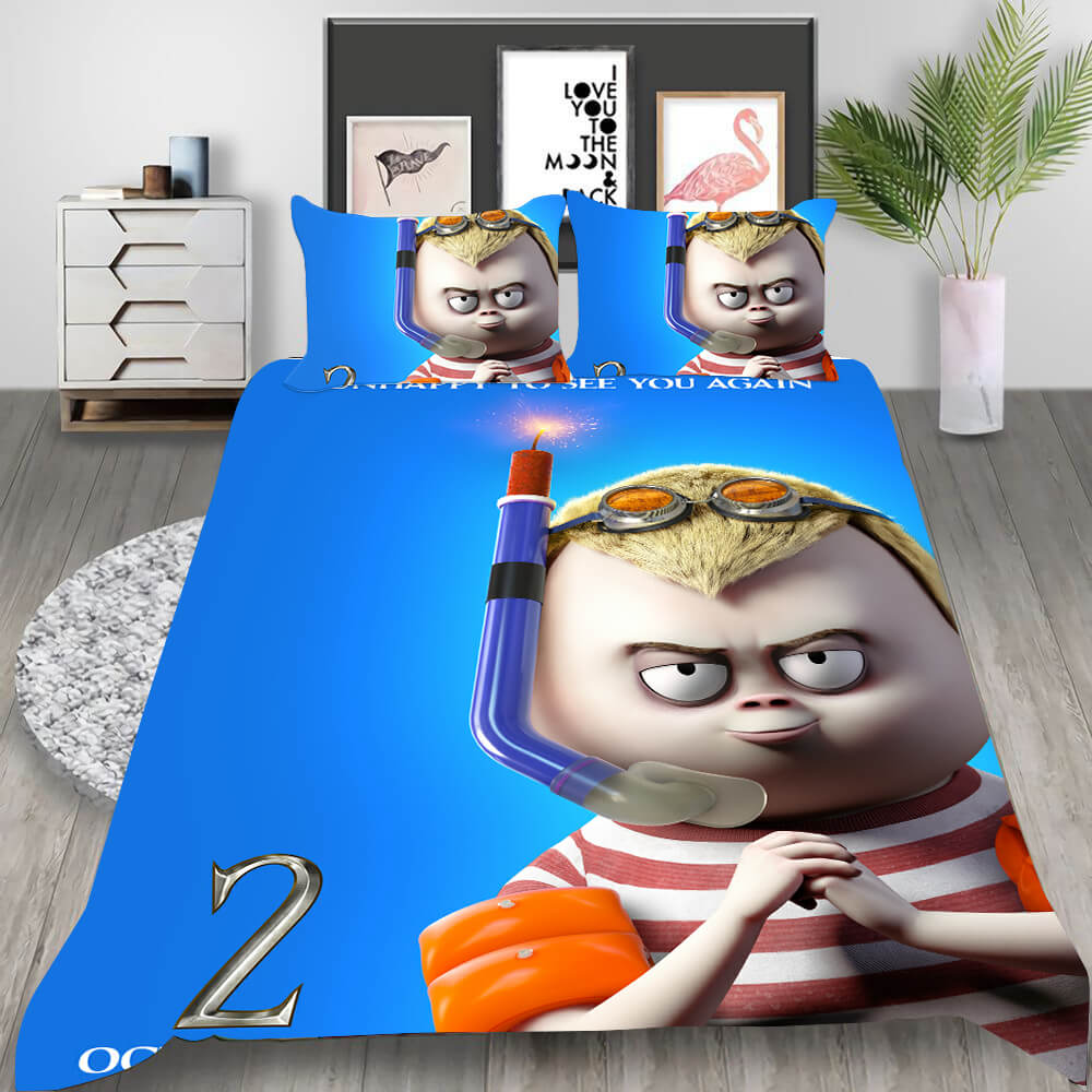 The Addams Family 2 Cosplay Bedding Set Duvet Cover Halloween Bed Sheets