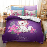 The AristoCats Marie Cat Cosplay Bedding Set Duvet Cover Halloween Sheets