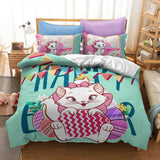 The AristoCats Marie Cat Cosplay Bedding Set Duvet Cover Halloween Sheets