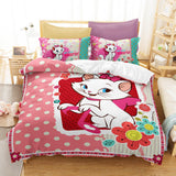 The AristoCats Marie Cat Cosplay Bedding Set Duvet Cover Halloween Sheets