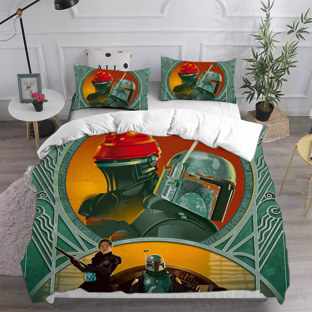 The Book of Boba Fett Bed Set Cosplay Duvet Cover Halloween Comforter Sets