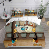 The Cuphead Show! Cosplay Bedding Sets Duvet Cover Halloween Comforter Sets