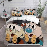 The Cuphead Show! Cosplay Bedding Sets Duvet Cover Halloween Comforter Sets