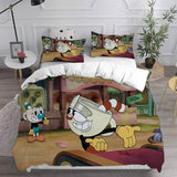 The Cuphead Show! Cosplay Bedding Sets Duvet Cover Halloween Comforter Sets