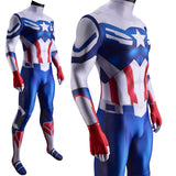 The Falcon and the Winter Soldier Captain America Cosplay Jumpsuit Halloween Costume
