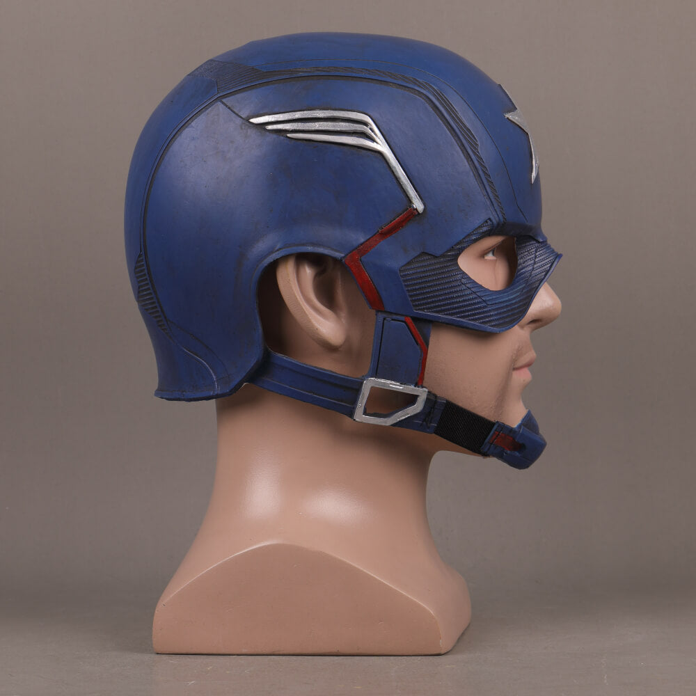 The Falcon and the Winter Soldier Captain America Cosplay Latex Helmet Halloween Props