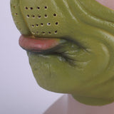 The Grinch Cosplay Half Face Latex Helmet Halloween Prop