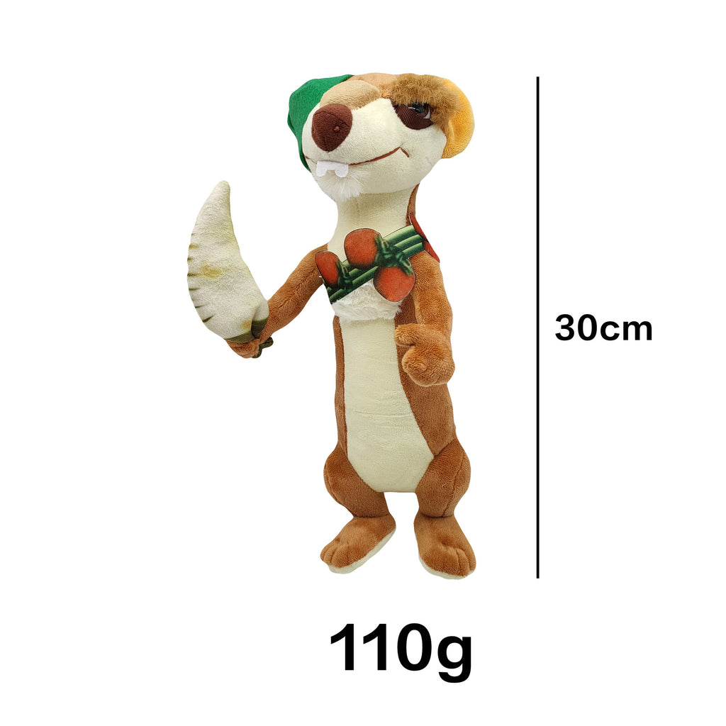 The Ice Age Adventures of Buck Wild Cosplay Plush Toy Halloween Doll Props