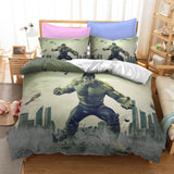 The Incredible Hulk Bruce Banner Cosplay Bedding Set Duvet Cover Halloween Sheets