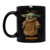 The Mandalorian Baby Yoda Grogu Cosplay Mug Halloween Props