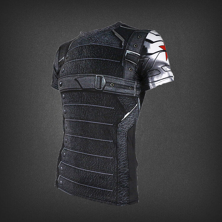 The Winter Soldier Bucky Barnes Cosplay T-shirt