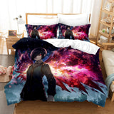 Tokyo Ghoul Cosplay Bedding Set Duvet Cover Halloween Bed Sheets