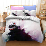 Tokyo Ghoul Cosplay Bedding Set Duvet Cover Halloween Bed Sheets