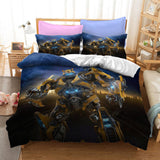 Transformers Optimus Prime Cosplay Bedding Set Duvet Cover Halloween Bed Sheets