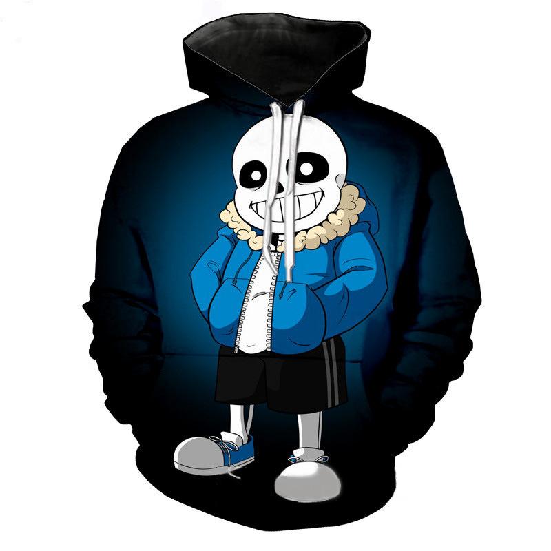 Game Undertale sans 3D printed hooded sweater cosplay costume - bfjcosplayer