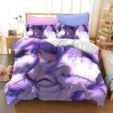 Usada Pekora Cosplay Bedding Set Duvet Cover Halloween Bed Sheets