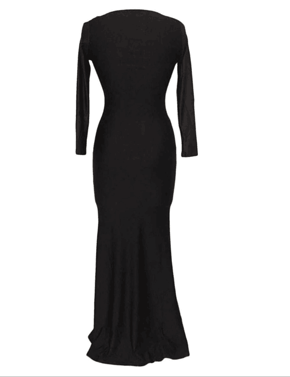 BFJFY Scary Bones Skull Long Dress Women's Halloween Cosplay Costume - bfjcosplayer