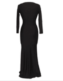 BFJFY Scary Bones Skull Long Dress Women's Halloween Cosplay Costume - bfjcosplayer