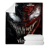 Venom: Let There Be Carnage Cosplay Flannel Blanket Room Decoration Throw