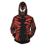 Venom Let There Be Carnage Cosplay Hoodie Sweater Halloween Costume