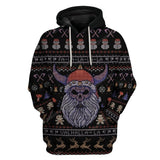 Viking Cosplay 3D Printing Retro Hoodie Halloween Costume