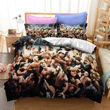 WWE World Wrestling Entertainment Cosplay Bedding Set Duvet Cover Halloween Bed Sheets
