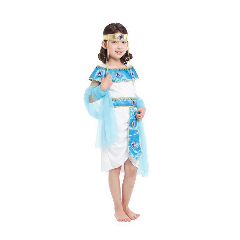 BFJFY Halloween Girls Egyptian Princess Cosplay Fancy Dress Costume - bfjcosplayer