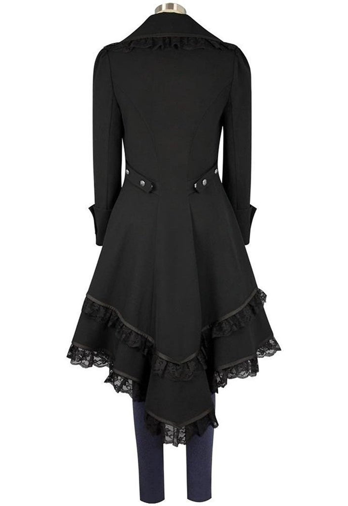 BFJFY Halloween Women's Victorian Tuxedo Tailcoat Steampunk Jacket - bfjcosplayer