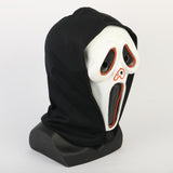 Halloween Ghost Face Mask Costume Luminous Scream Adult Scary Horror LED Mask Masquerade Costume Prop - bfjcosplayer