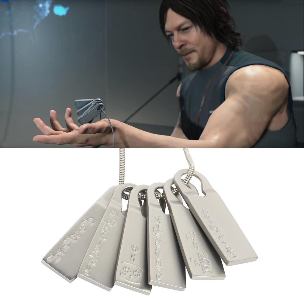 Cosplay Death Stranding Necklace  Chemical Fomula Alloy Pendant Souvenir Accessories - bfjcosplayer