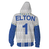 2019 Rocketman Elton John Dodgers Hoodie Zip Up Sweatshirt Jacket Cosplay Costume Men Women Cardigan - bfjcosplayer