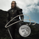 Cosplay The Witcher Wolf Head Necklace Geralt Chain Pendant Necklace Metal Cosplay Accessories Gift Props - bfjcosplayer